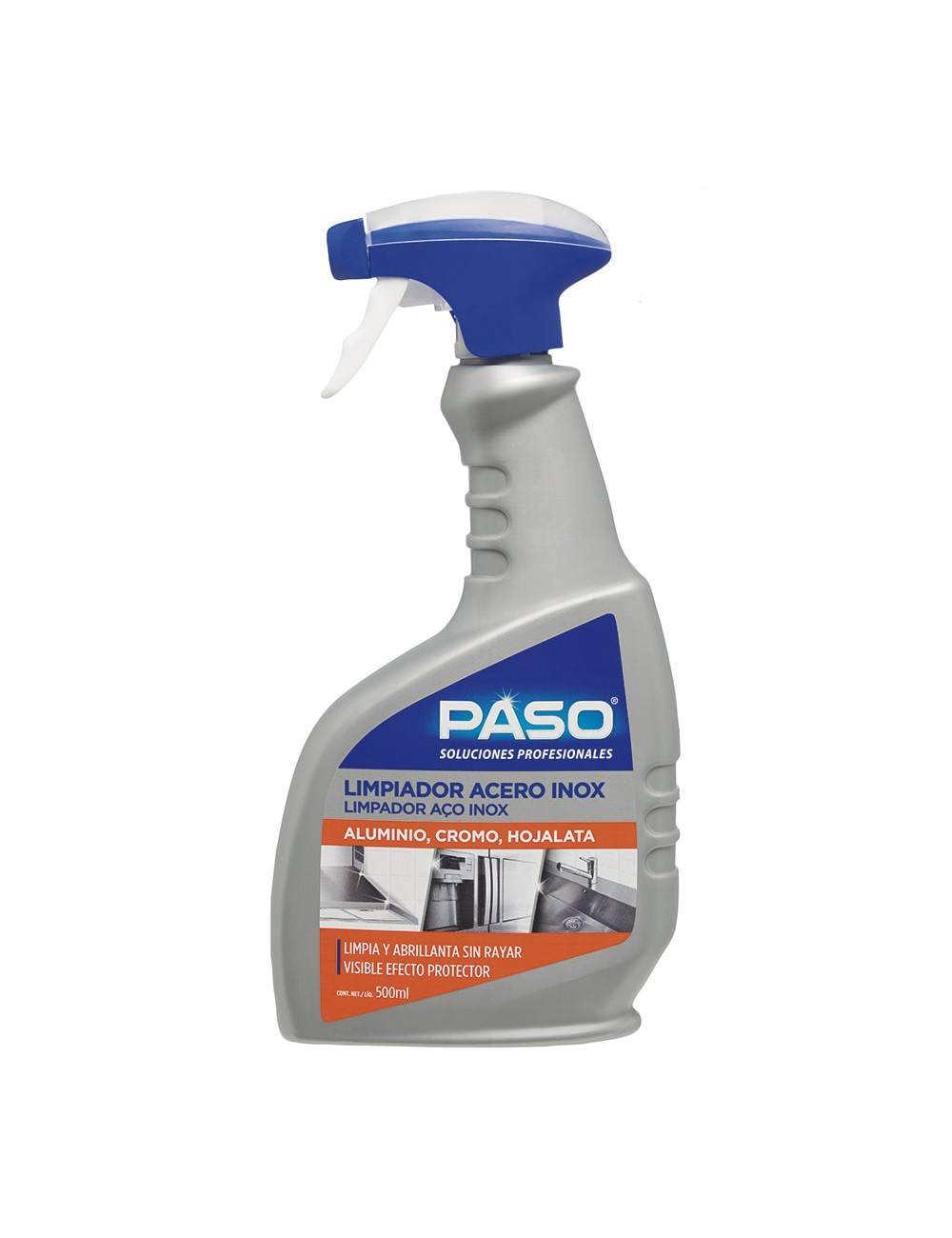 Paso limpiador acero inox 500ml 703022