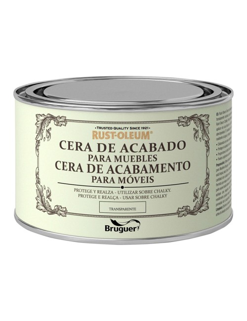 Rust-oleum chalky finish cera para muebles transparente 0,4l bruguer