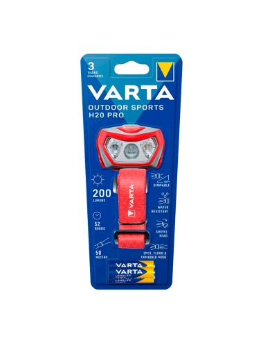 Linterna outdoor sports h20 pro varta