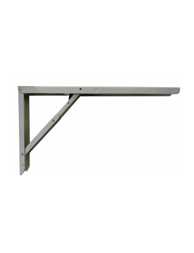 Escuadra de acero plegable abat-table plata 30x52cm