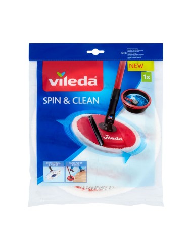 Recambio fregona giratoria spin & clean 161822 vileda