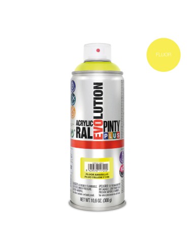 Pintura en spray pintyplus evolution 520cc fluor.amarillo f146