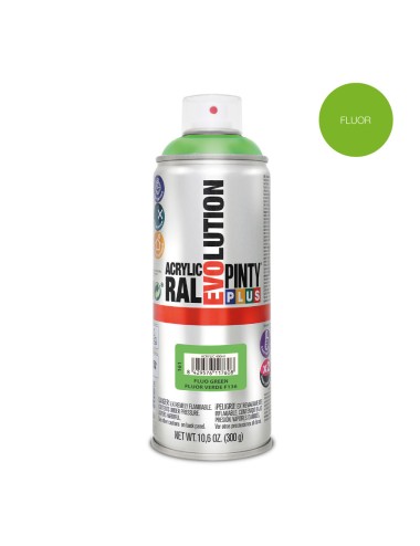 Pintura en spray pintyplus evolution 520cc fluor.verde f136