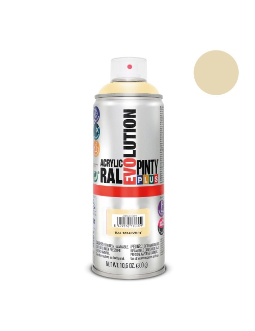 Pintura en spray pintyplus evolution 520cc ral 1014 marfil