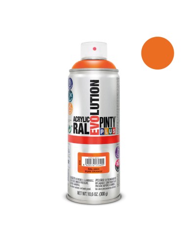 Pintura en spray pintyplus evolution 520cc ral 2004 naranja puro