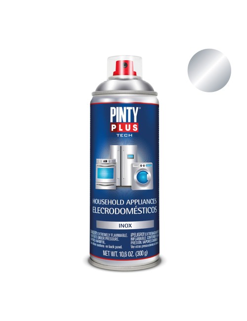 Pintura en spray pintyplus tech inox electrodomésticos e150 spray 520cc