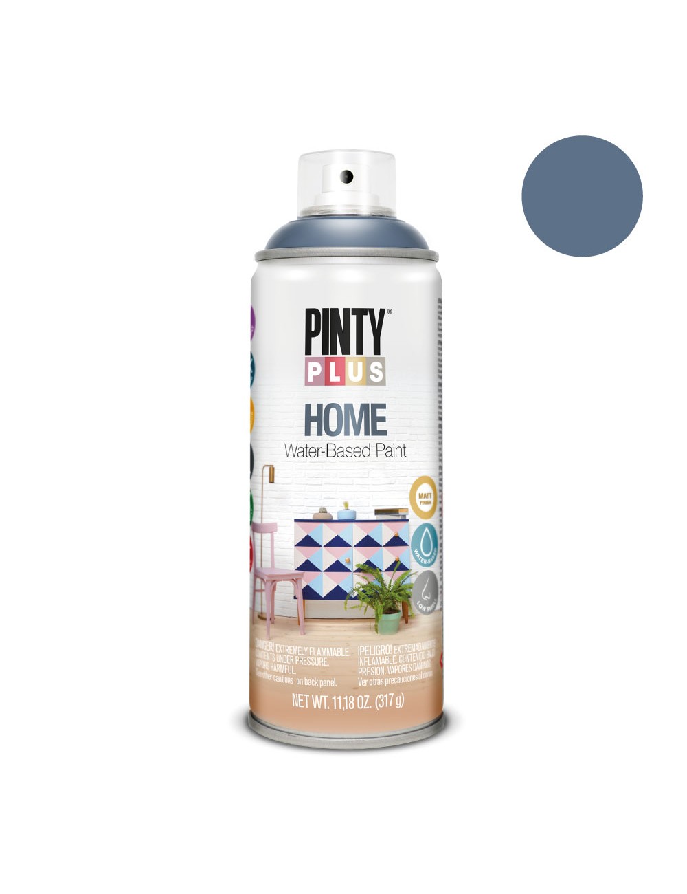 Pintura en spray pintyplus home 520cc ancient klein hm128