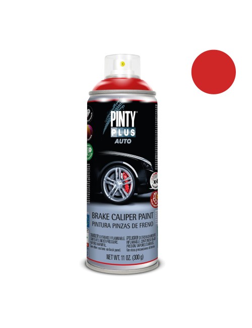 Pintura en spray pintyplus auto 520cc pinzas freno pf107 rojo