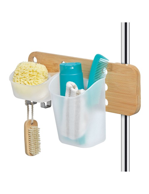 Organizador para columna ducha bambú 19,5x35,5x13,5cm jobgar