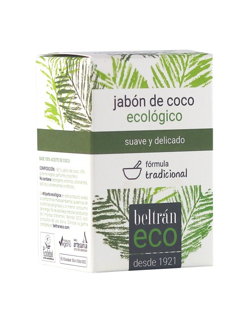 Jabón eco pastilla de aceite de coco 240g beltrán