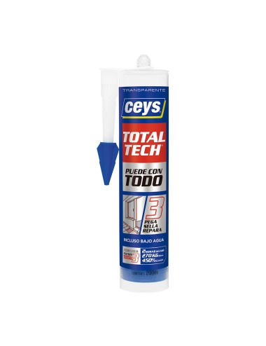 Ceys total tech transparente cart 290ml 507226