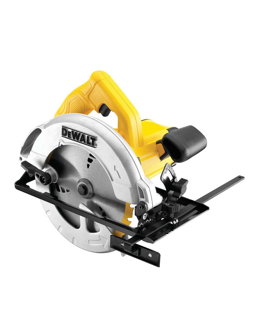 Sierra circular 1200w 55mm ø165mm dwe550-qs dewalt