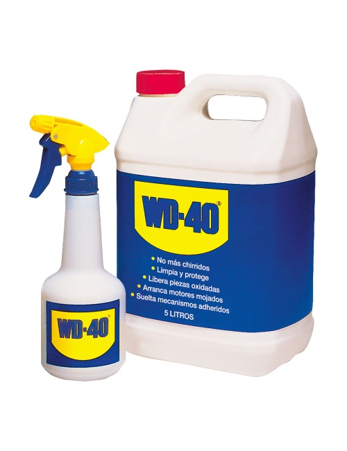 Lubricante multi-uso wd40 garrafa 5 l + pulverizador gratis wd40