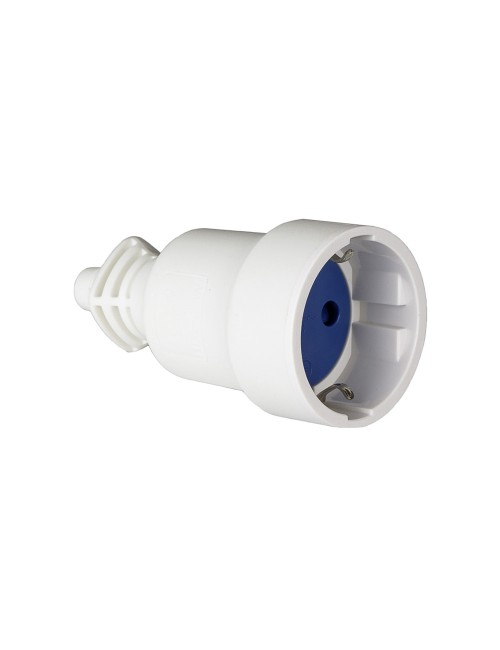 Base aerea pvc 16a 250v t/tl 4,8mm blanco 707cb (retractilada) solera