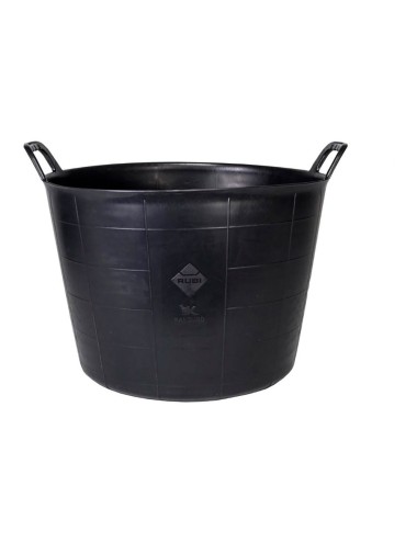 Capazo plástico negro no.3 (40l) heavy duty 88778 rubi