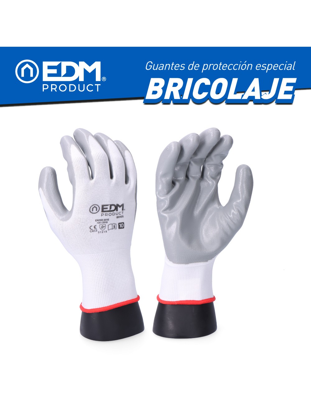 Guantes de protección especial bricolaje talla 9