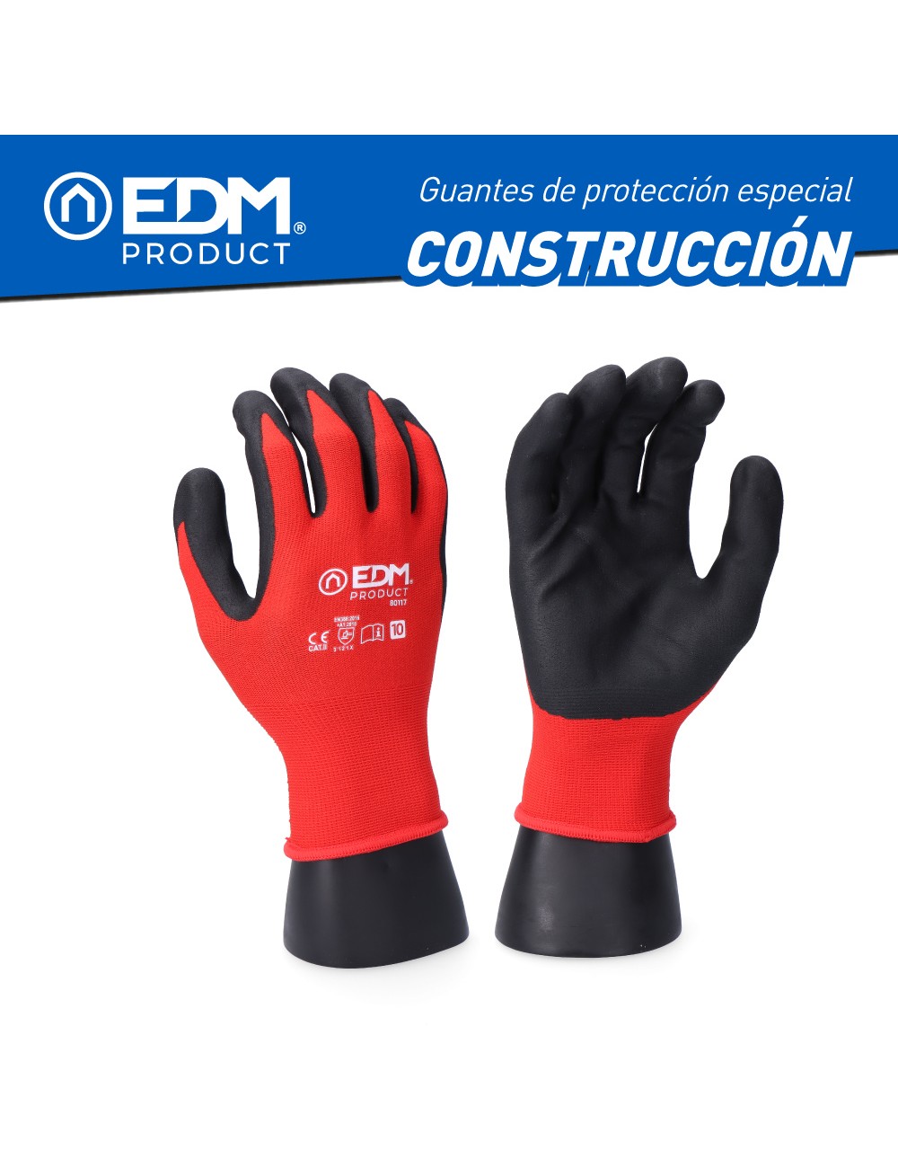 Guantes de protección especial construcción talla 7