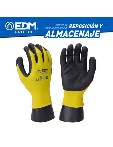 Guantes de protección especial para reposición y almacenaje talla 8