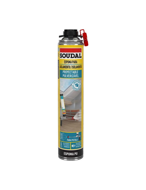 Espuma proyectable pistola 700ml soudal