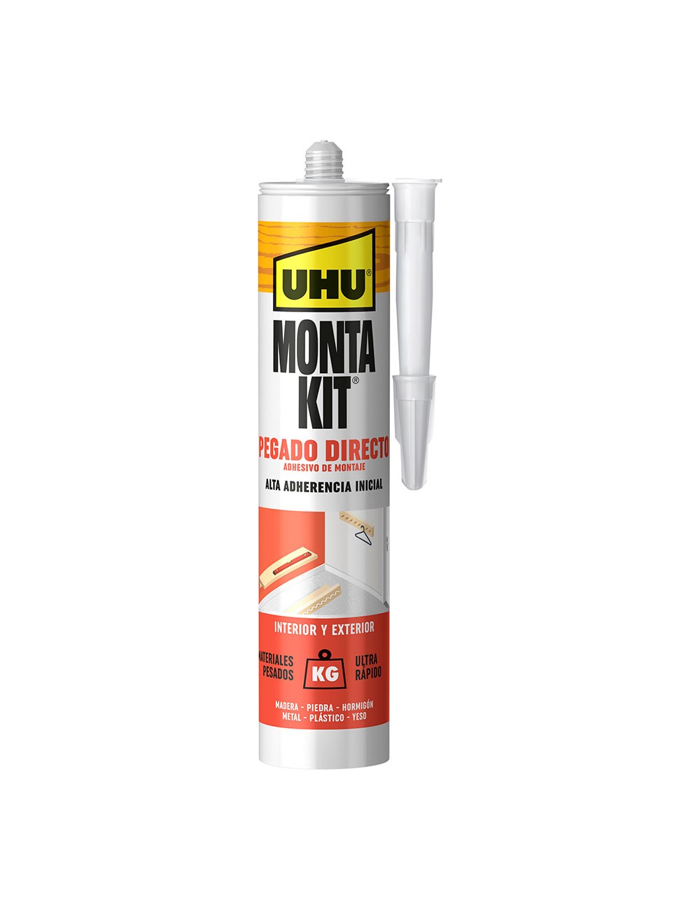 Uhu monta kit® pegado directo 380g ref. 6310642