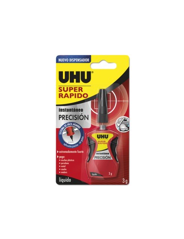 Uhu super rápido precisión (líquido) 3g ref. 36566