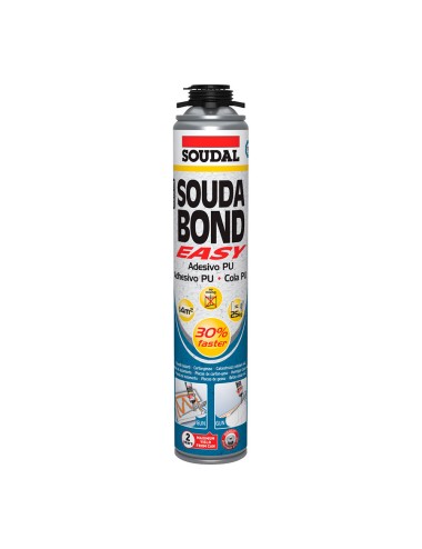 Espuma adhesiva soudabond easy pistola 750ml soudal