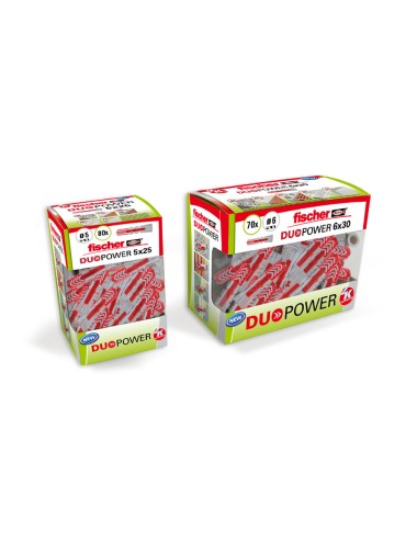 Taco duopower ø10x50mm diy 25 unid. 536388 fischer