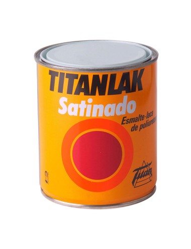 Esmalte laca poliuretano titanlak satinado blanco 750ml titan 11140034