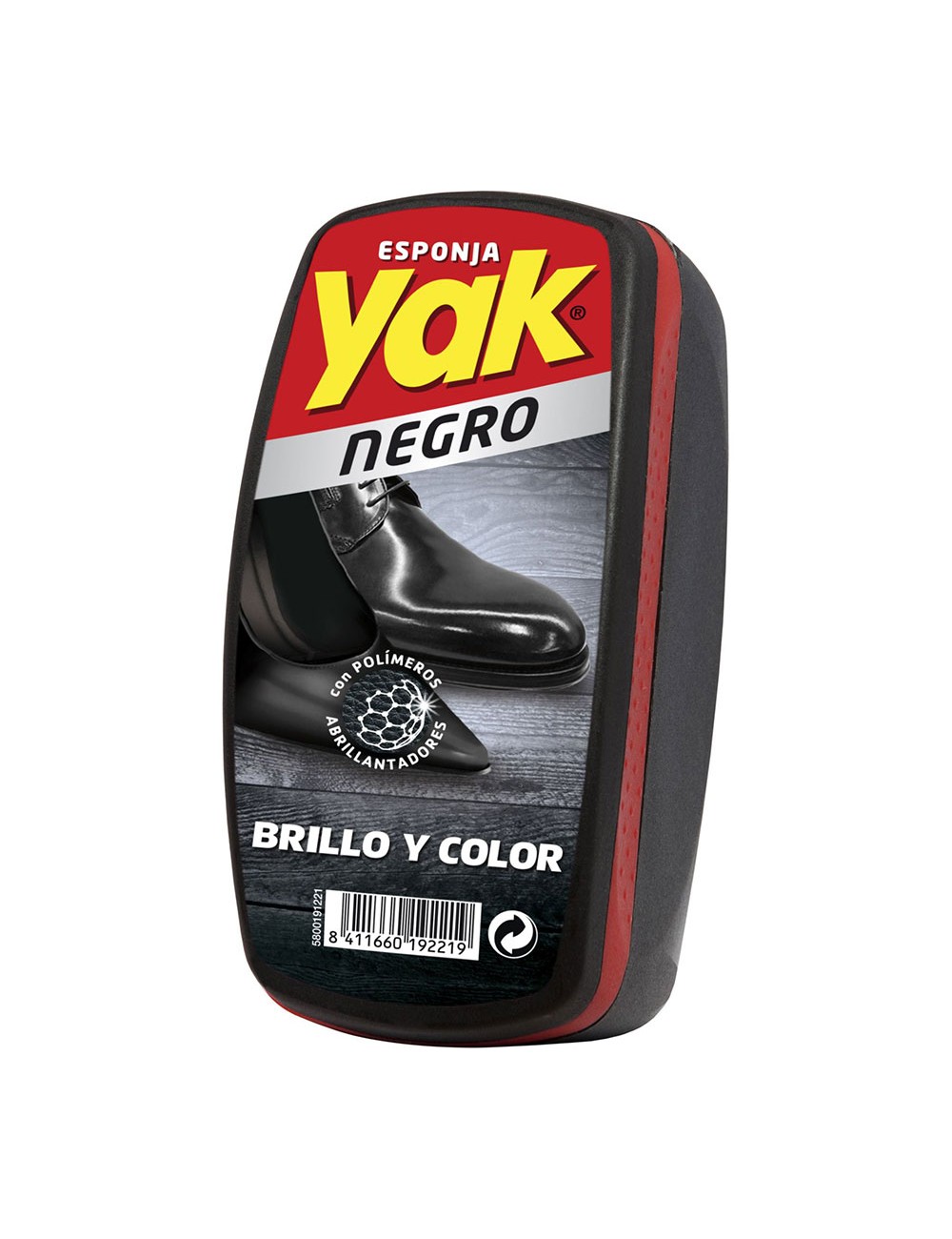 Esponja de calzado yak negro