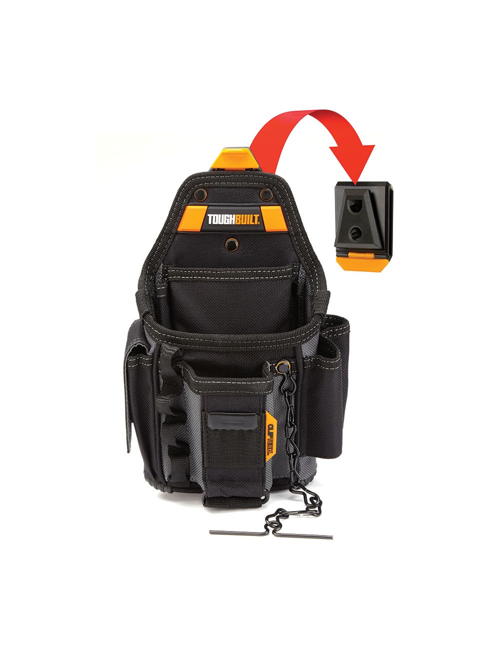 Bolso portaherramientas pequeño electricista tb-ct-34 toughbuilt