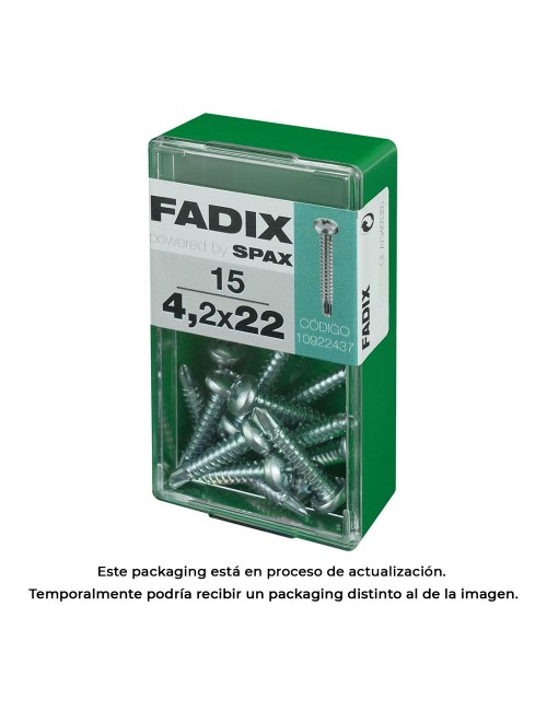 Caja s 15 unid. tornillo rosca chapa cr autot. 4,2x22mm fadix