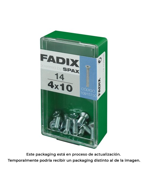 Caja s 14 unid. tornillo metrica cp m 4x10mm fadix