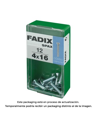 Caja s 12 unid. tornillo metrica cp m 4x16mm fadix