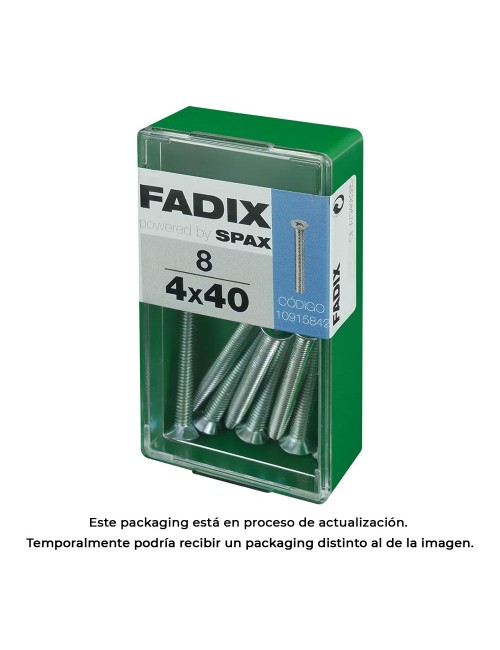 Caja s 8 unid. tornillo metrica cp m 4x40mm fadix