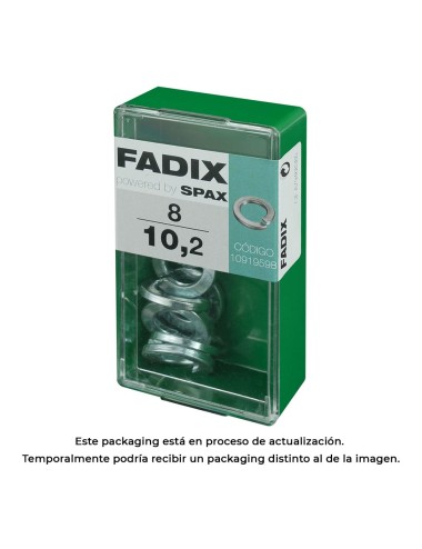 Caja s 8 unid. arandela presion 10,2mm fadix