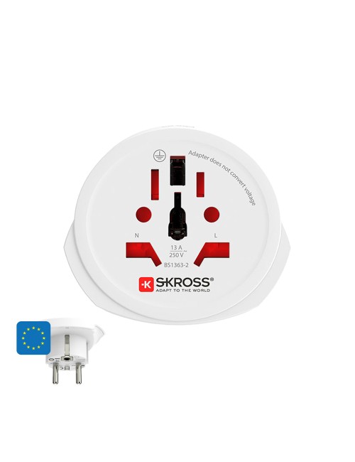 Adaptador mundial a europa skross 1500211-e