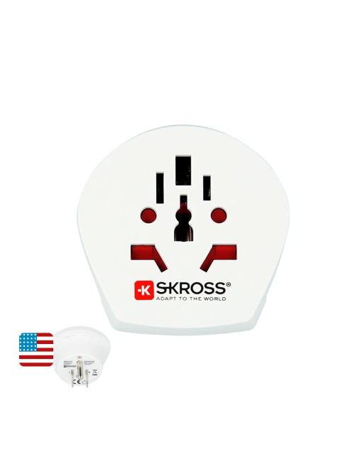 Adaptador mundial a estados unidos skross 1500221-e