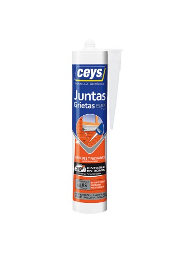 Ceys juntas grietas flex bl cart 280ml 505608