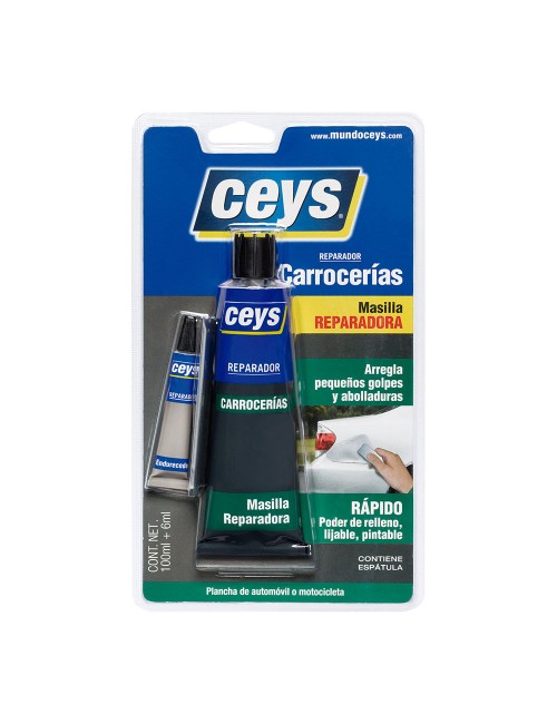 Ceys masilla carrocerias 100ml+6ml blister 505001