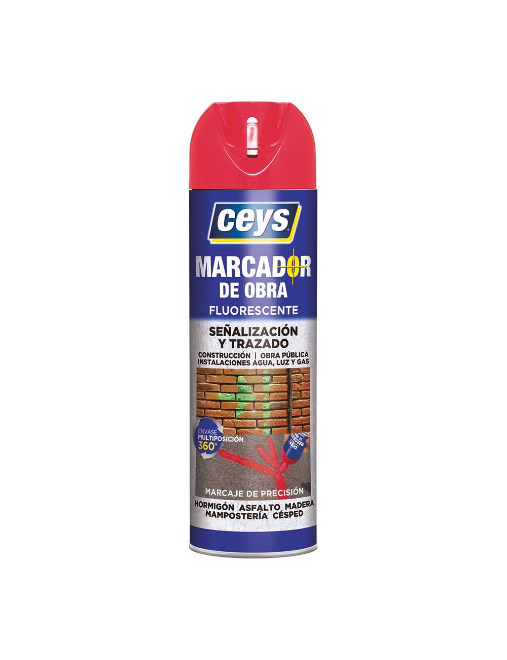 Ceys marcador obra rojo 500ml 908001