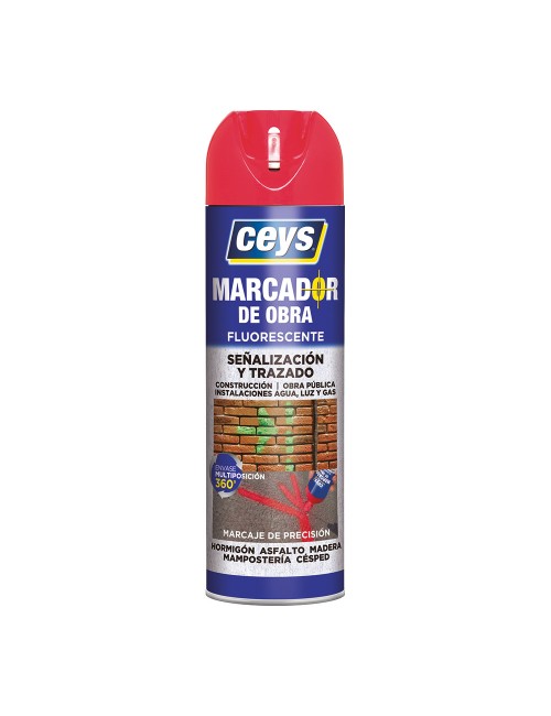 Ceys marcador obra rojo 500ml 908001