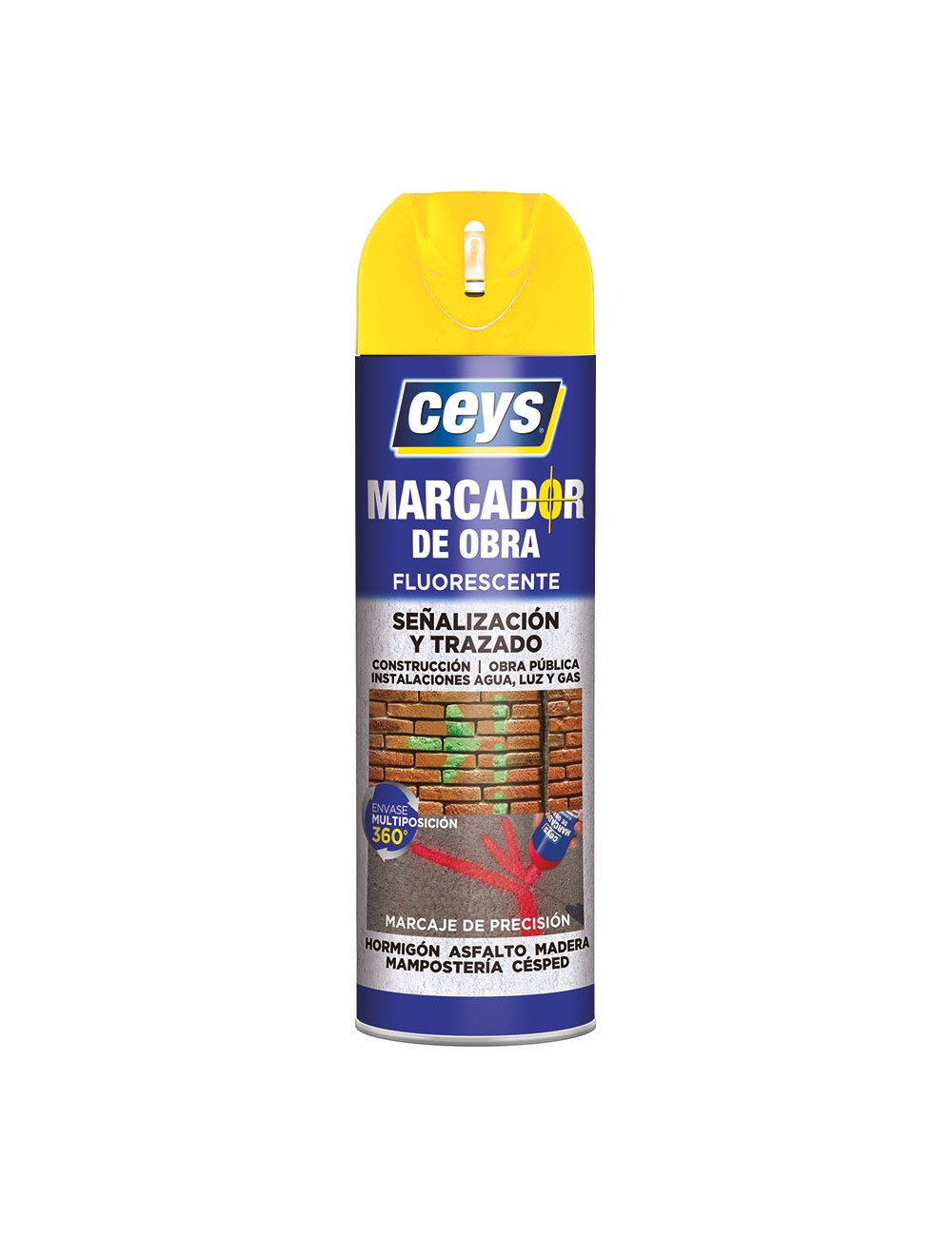 Ceys marcador obra amarillo 500ml 908002