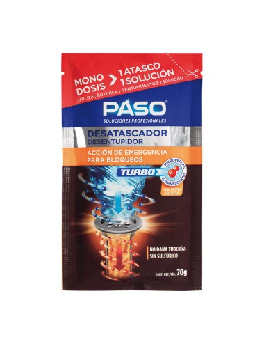 Paso desatascador turbo monodosis 70g 705020