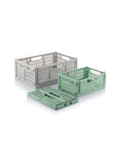 Set de 3 cajas organizadoras plegables y apilables boxtor v0103244 innovagoods