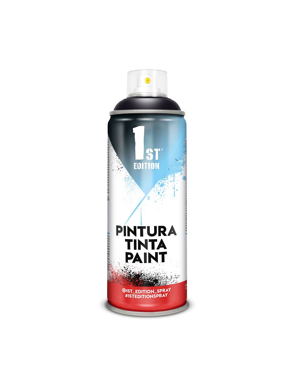 Pintura en spray 1st edition 520cc / 300ml mate negro absoluto ref 641