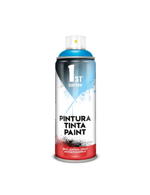 Pintura en spray 1st edition 520cc / 300ml mate azul mediterráneo ref 654