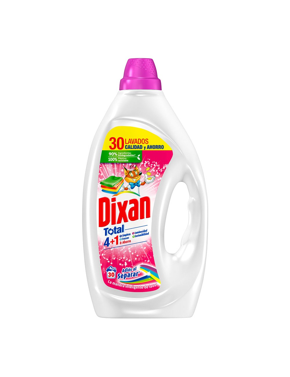 Detergente liquido dixan adios separar 30 lavados