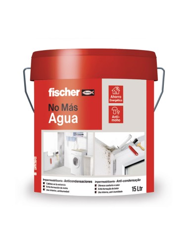 Pintura blanca impermeabilizante anti-condensaciones 15l 564136 fischer