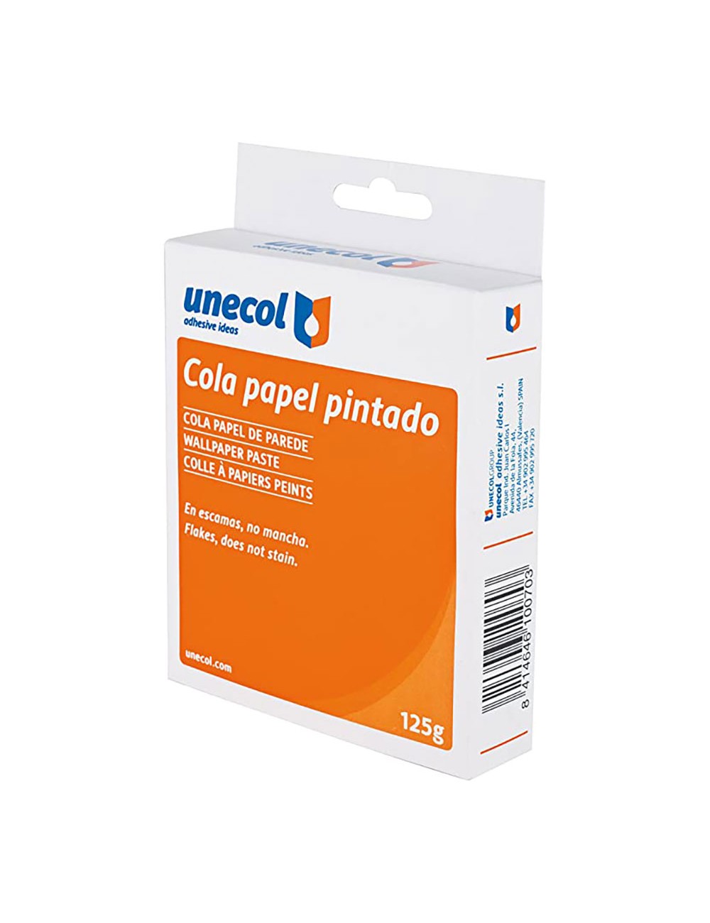 Cola universal para papel pintado 125g unecol