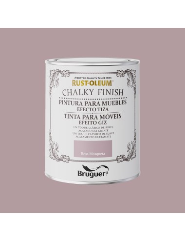 Rust-oleum chalky finish muebles rosa mosqueta 0,750l 5733892 bruguer